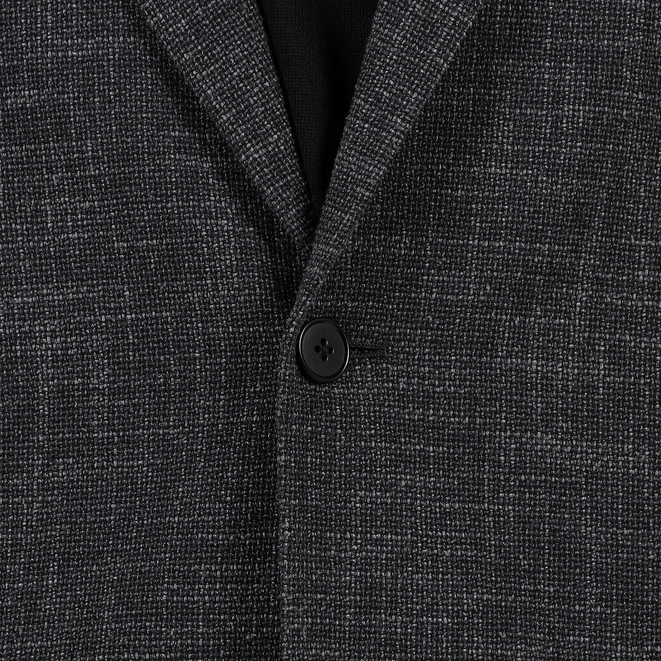 ウールシルクナイロン シングルブレステッド 2Bジャケット CARLO