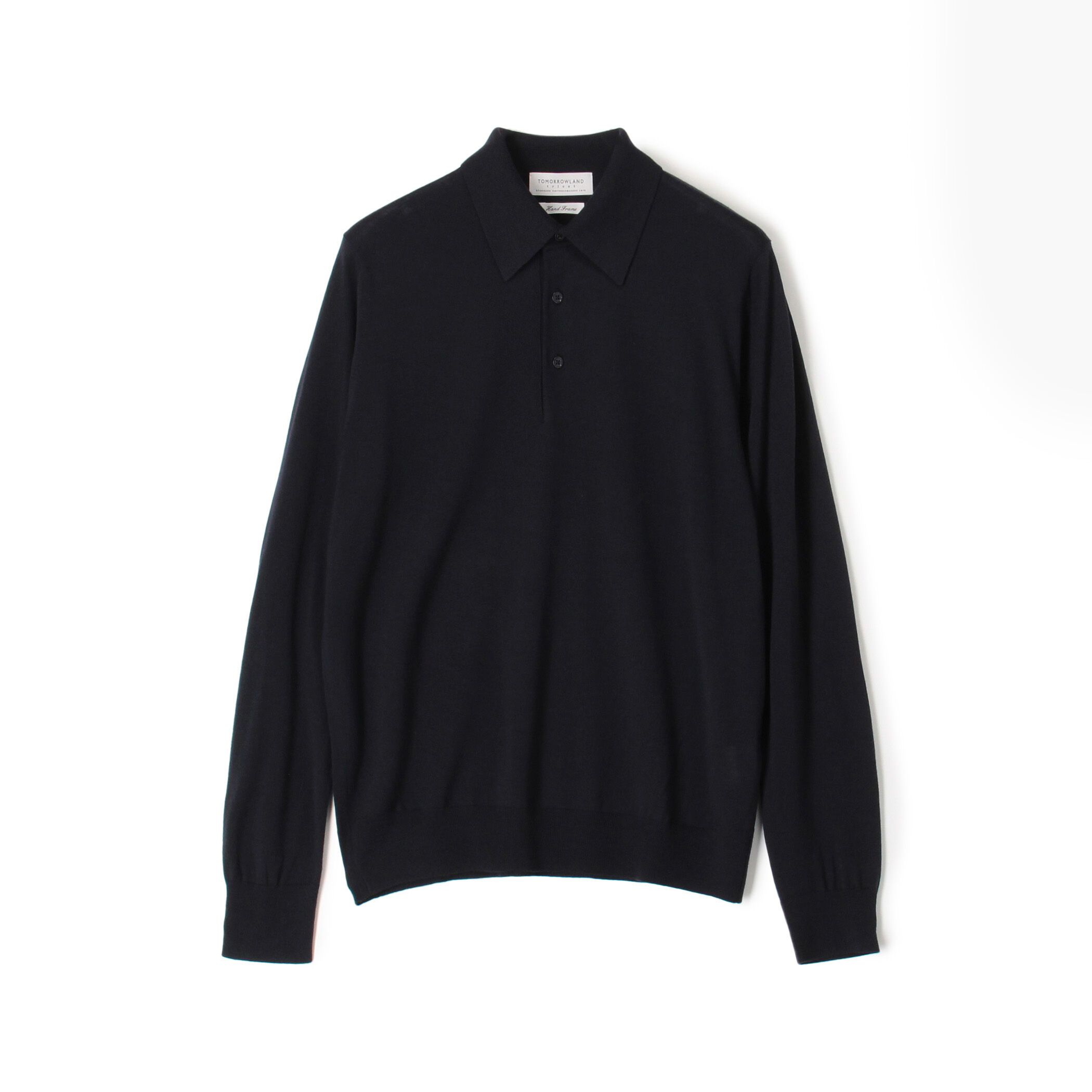 17日限定大幅値下げCTHY ウールモヘアニットポロシャツ キャメルブラウン TOMORROWLAND tricot スーパーファインメリノウール ニット
