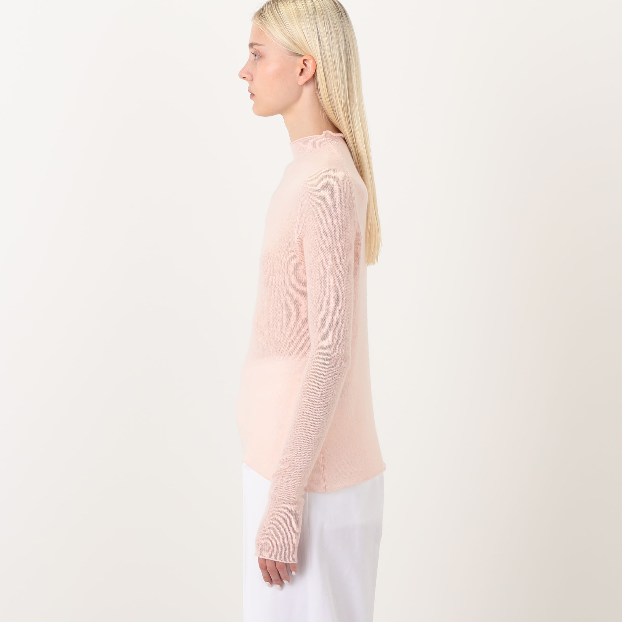 PLAN C L/S CREW NECK KNIT カシミヤ プルオーバーニット
