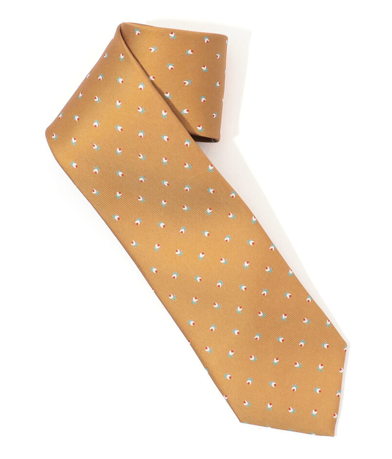 STEFANO BIGI シルクプリント 小紋柄ネクタイ