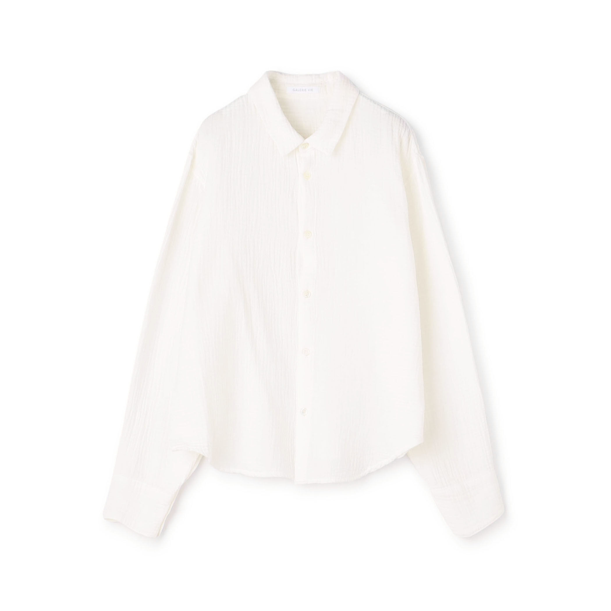 aoi⭐︎ 37 □ダブルガーゼ コンパクトボーイズシャツ｜トゥモローランド 公式通販