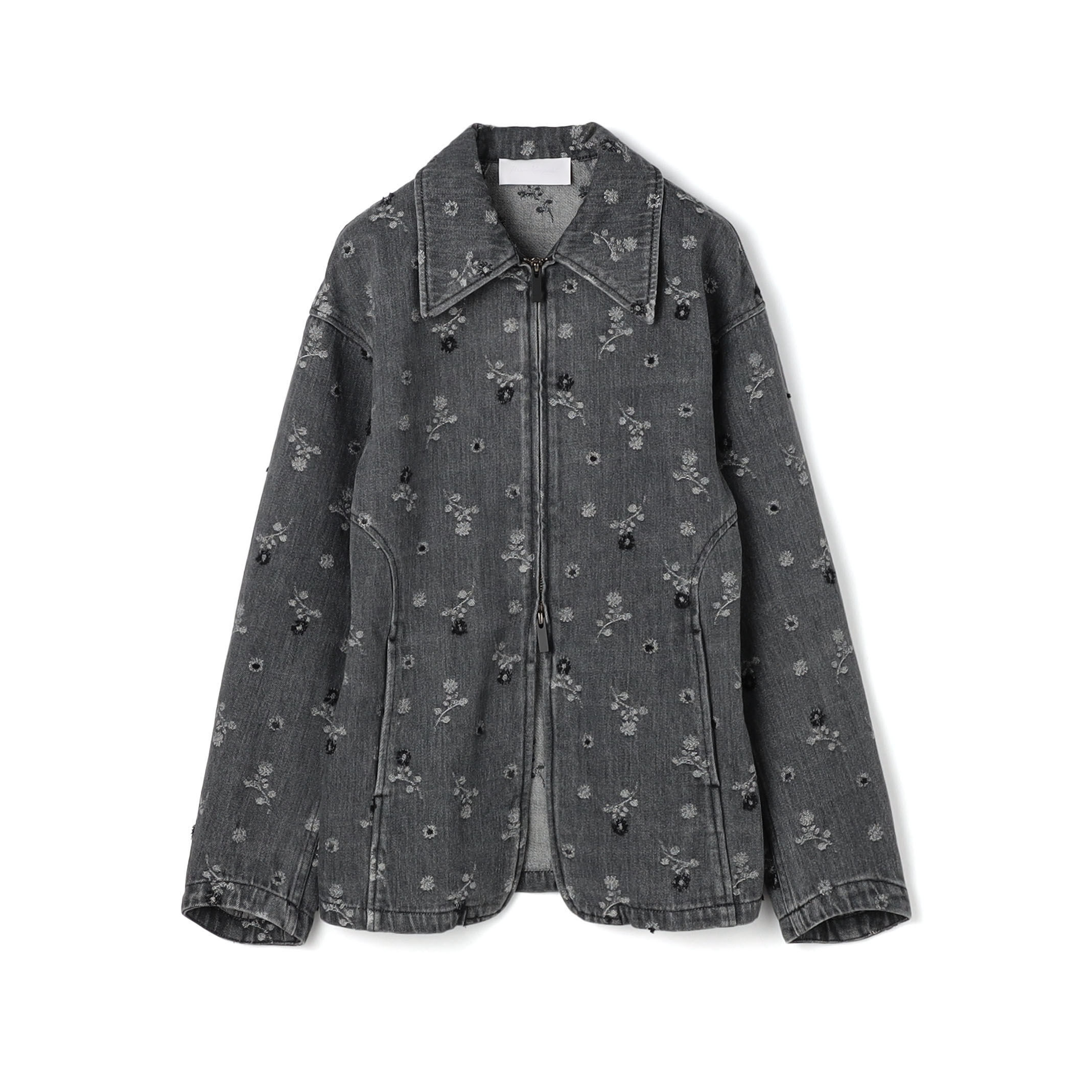 Mame Kurogouchi Floral Jacquard Denim Jacket ジャカードデニム