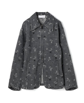 Mame Kurogouchi Floral Jacquard Denim Jacket ジャカードデニムジャケット