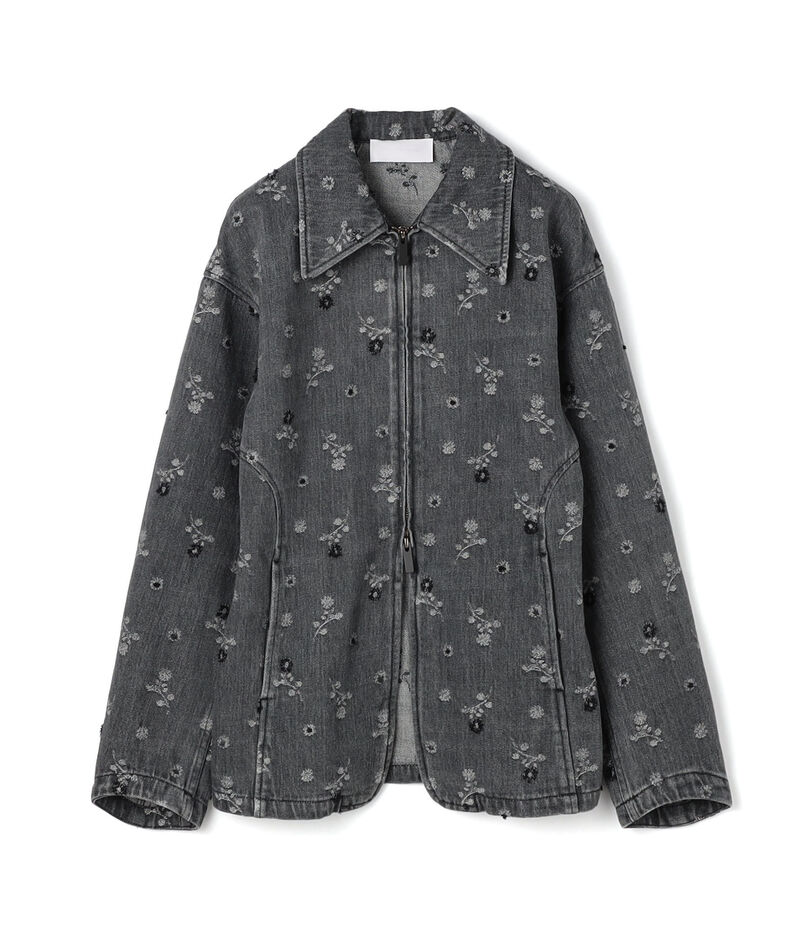 Mame Kurogouchi Floral Jacquard Denim Jacket ジャカードデニムジャケット