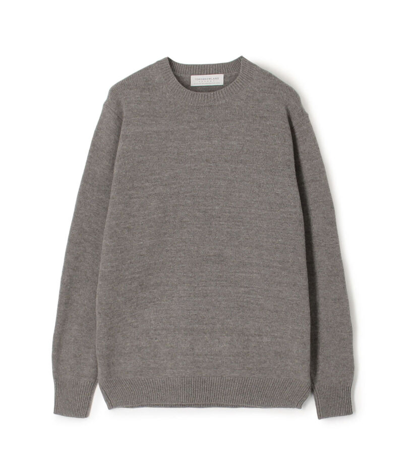 ■TOMORROWLAND tricot スーパーファインラムウール クルーネックプルオーバー