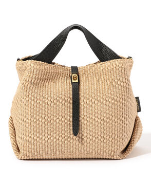 VIOLAd'ORO イタリアンラフィアシート 2WAYトートバッグ M