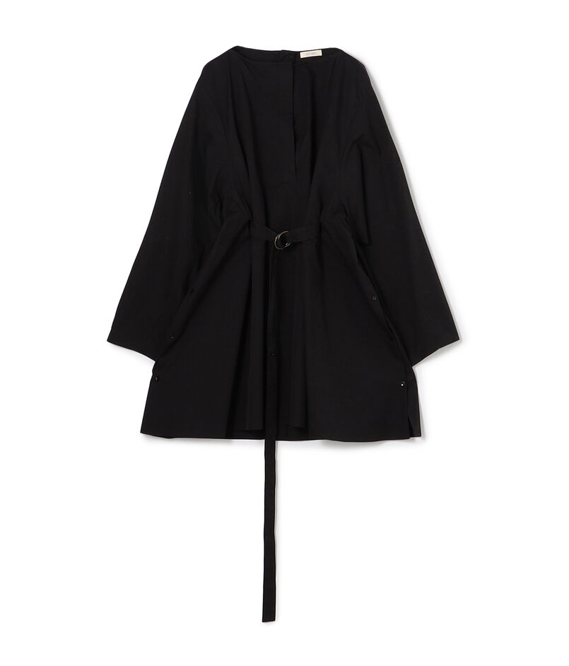 スビンコットン ボリュームベルテッドチュニック