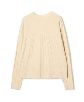 ストレッチカシミヤ ソフトビルドネックプルオーバー