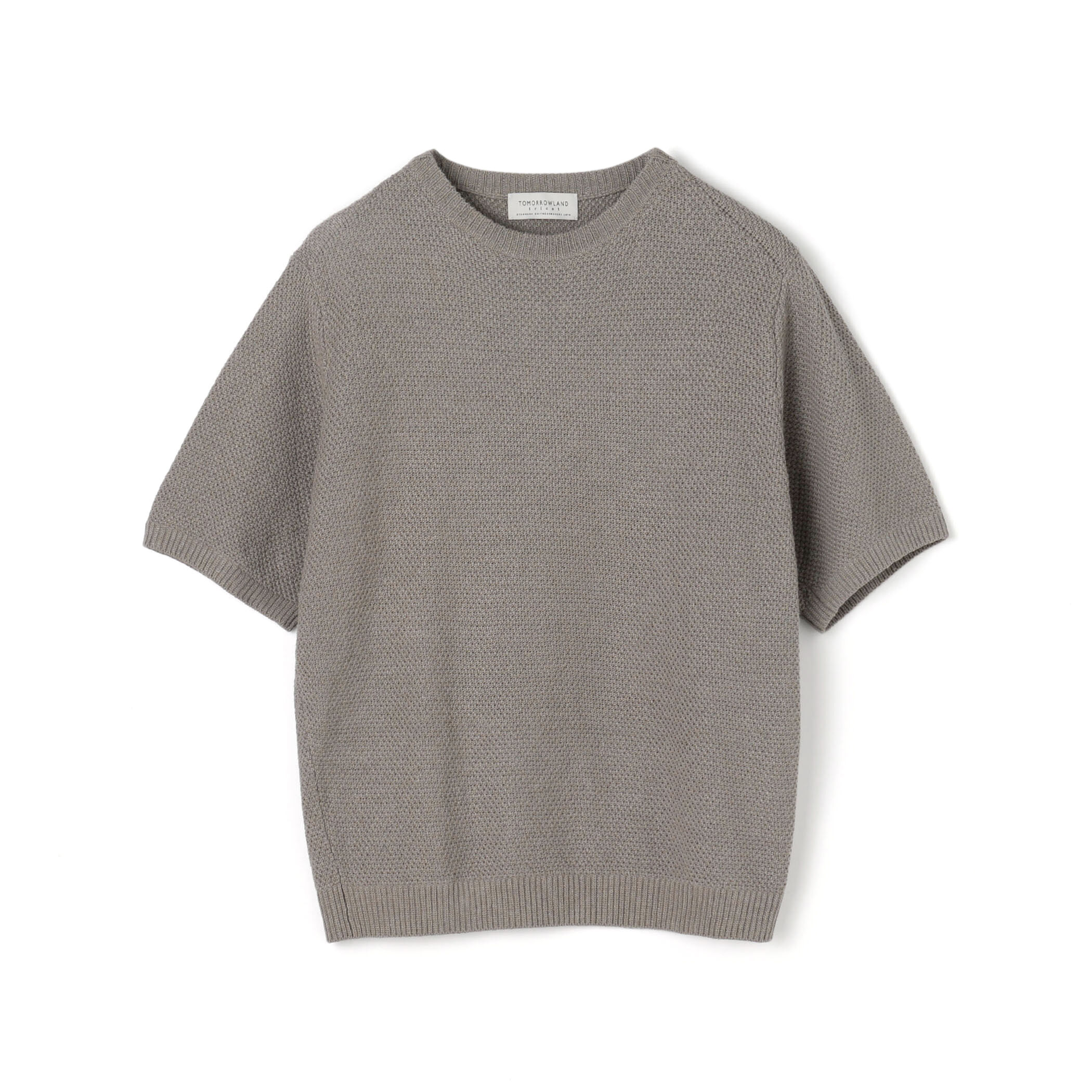 TOMORROWLAND TRICOT コットンリネン クルーネックプルオーバー