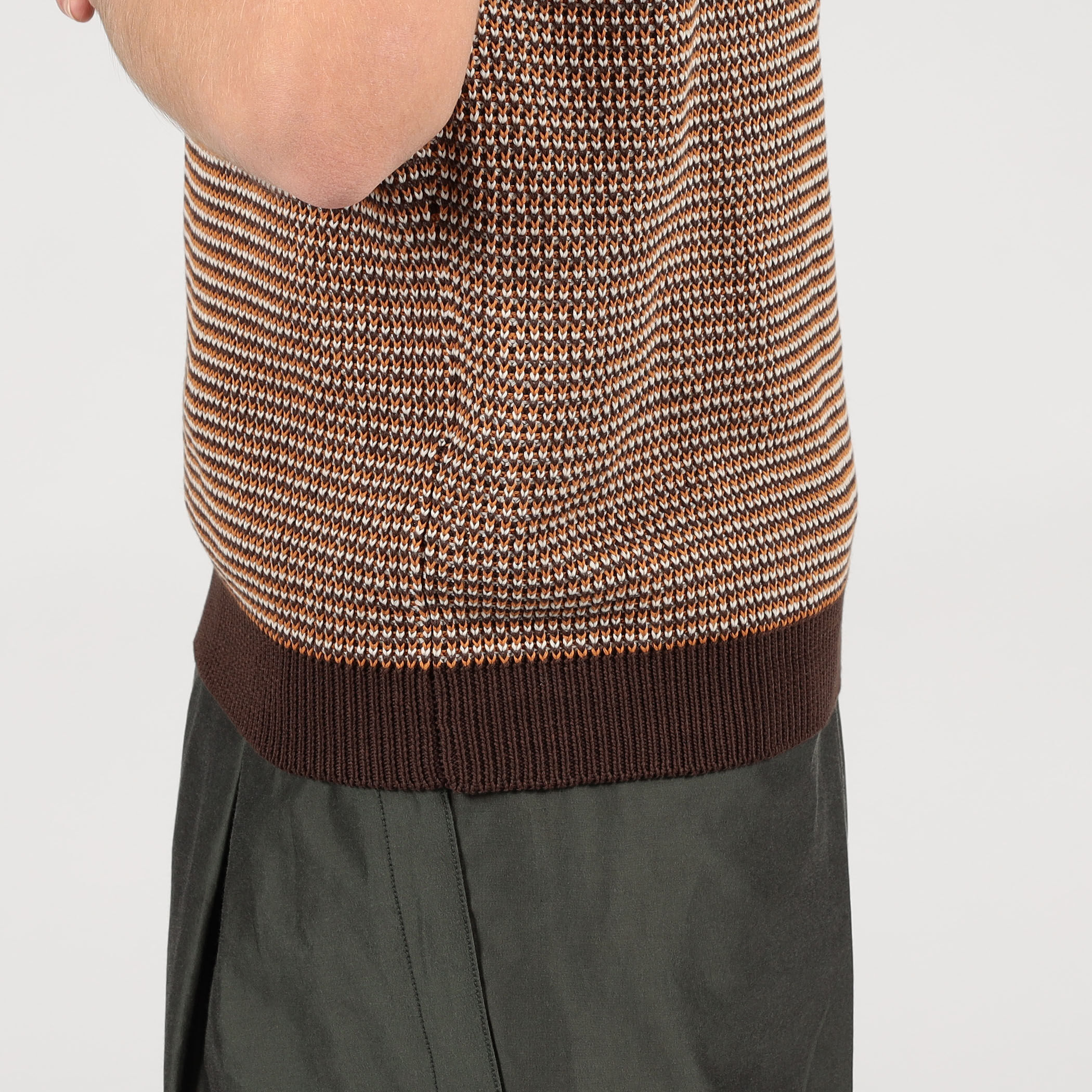 TOMORROWLAND / トゥモローランド コットンハーフ フーディー TOMORROWLAND Tricot マーセライズコットン ハーフスリーブ プル