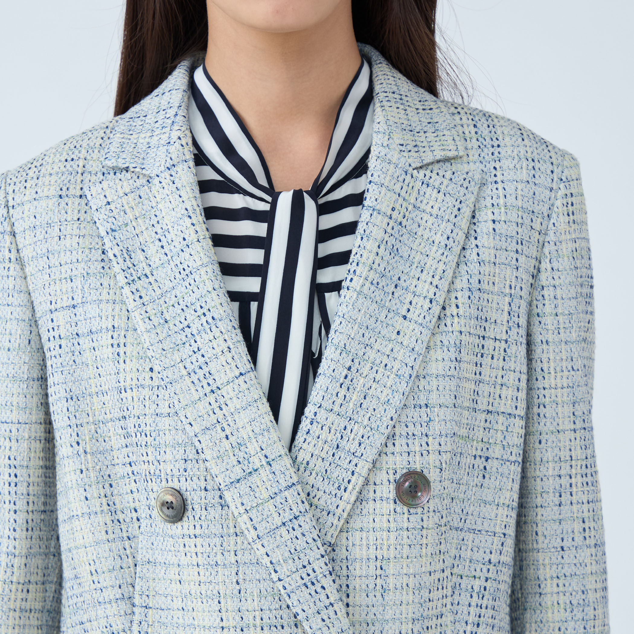 ファンシーテープ ダブルブレストジャケット｜トゥモローランド 公式通販