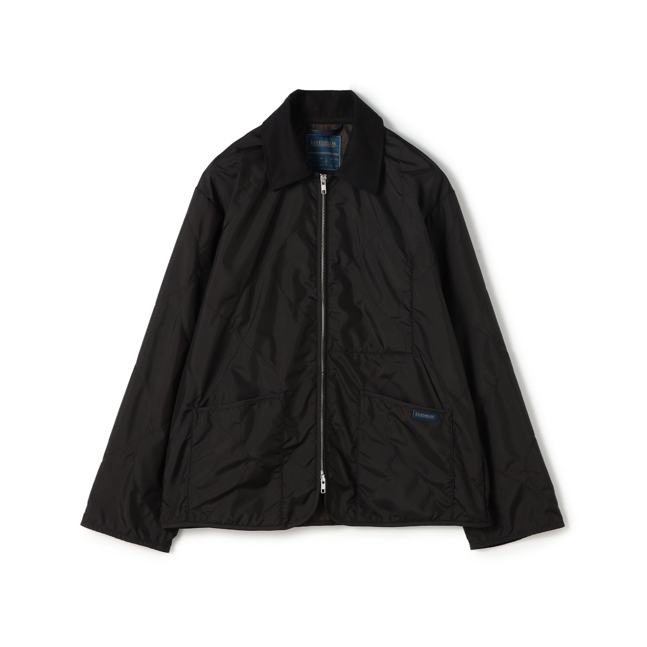 別注】LAVENHAM UNWADDED TEYNHAM ポリエステル ジップブルゾン