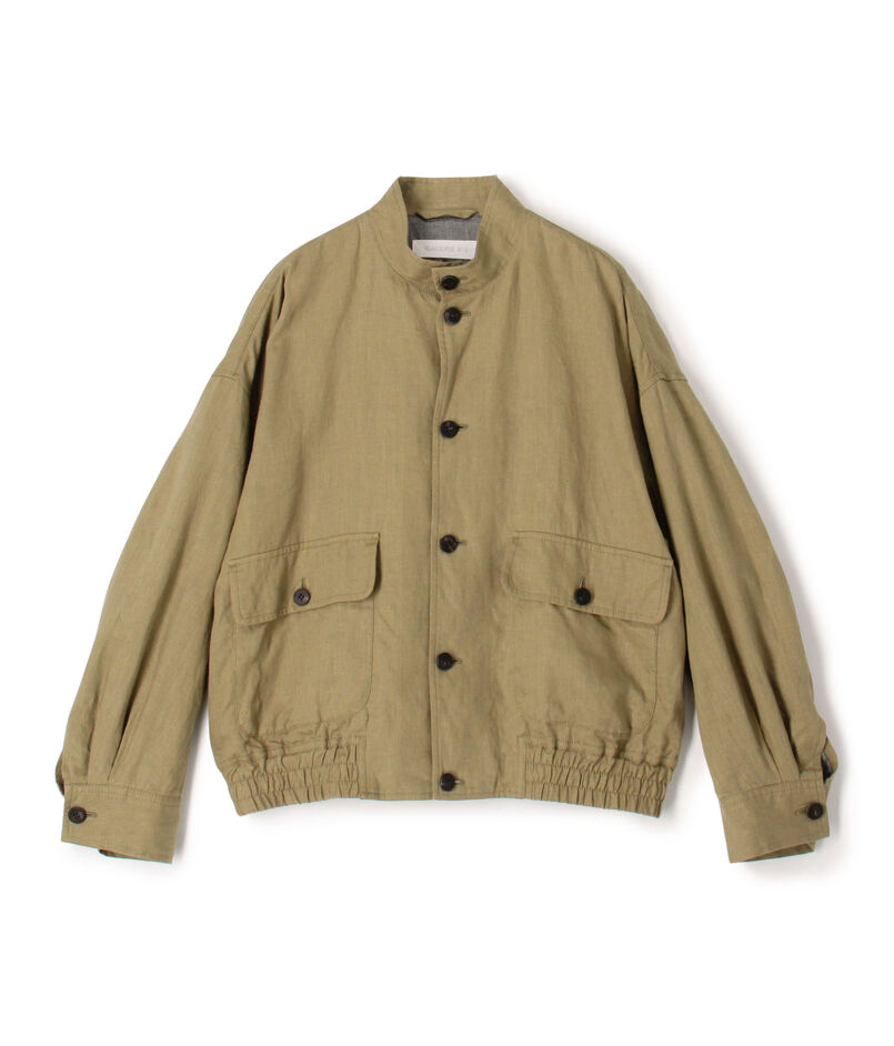 ダストリネン スタンドカラーブルゾン