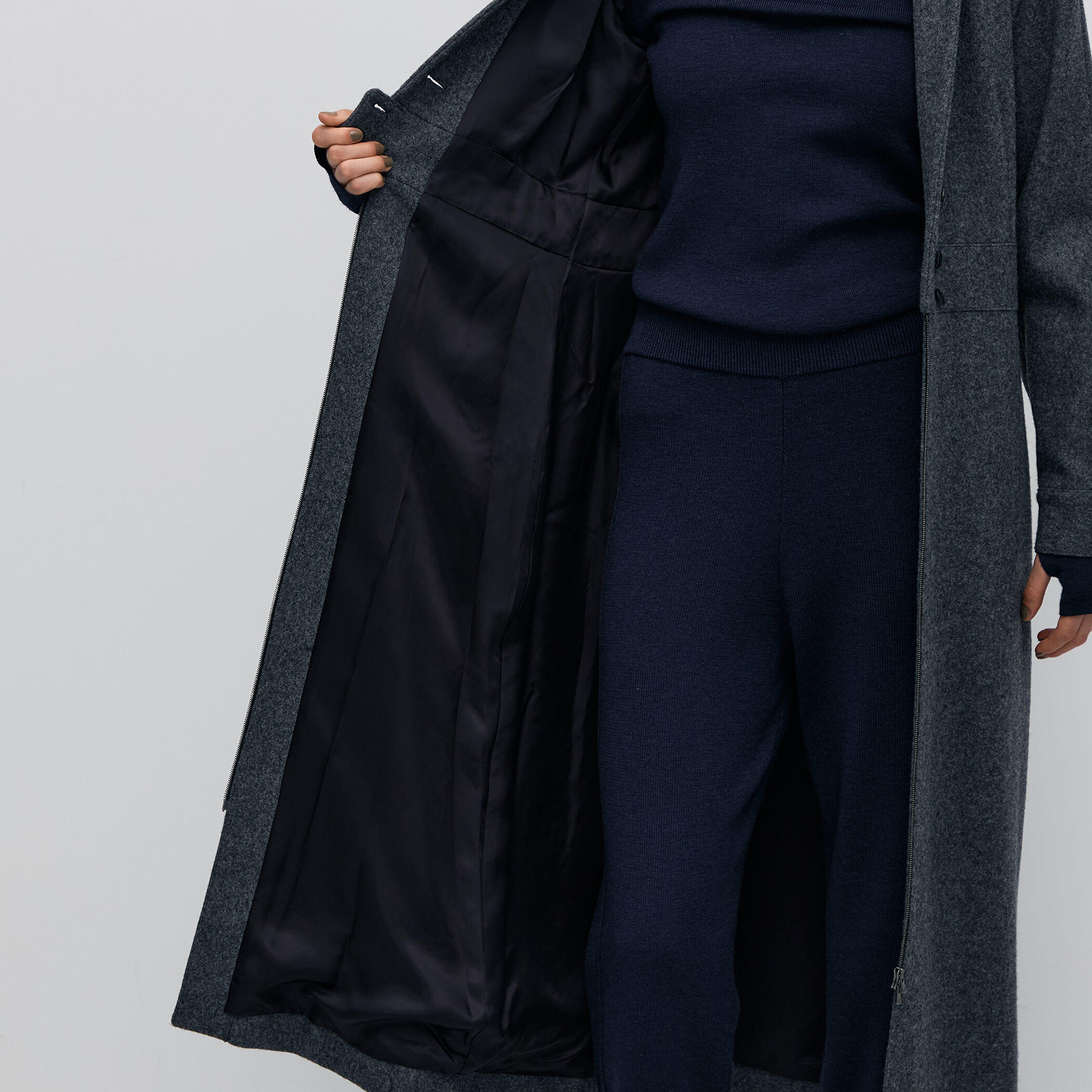 LaBao.mary様のピンセート WEB先行予約】ウールメルトン ワンピースロングコート