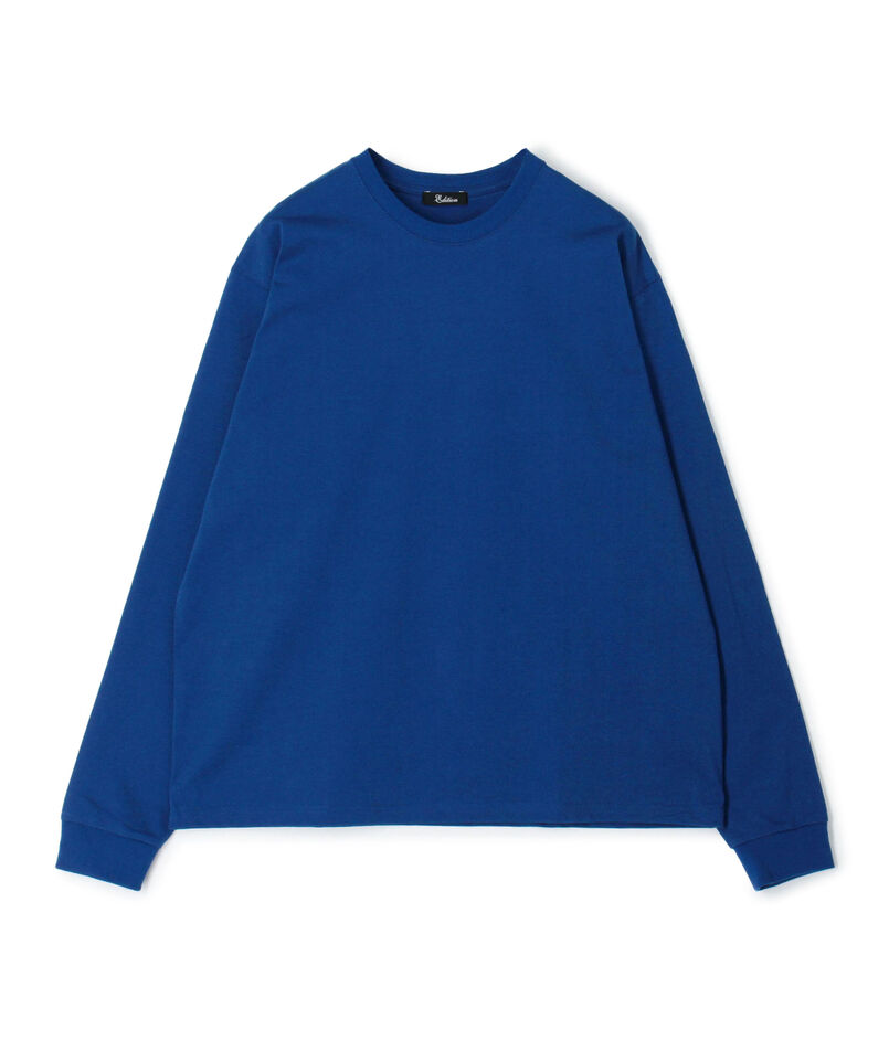 コットンクルーネック ロングスリーブTシャツ