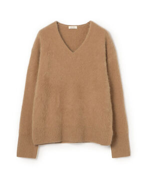 【WEB先行予約】フォックスカシミヤ Vネックプルオーバー