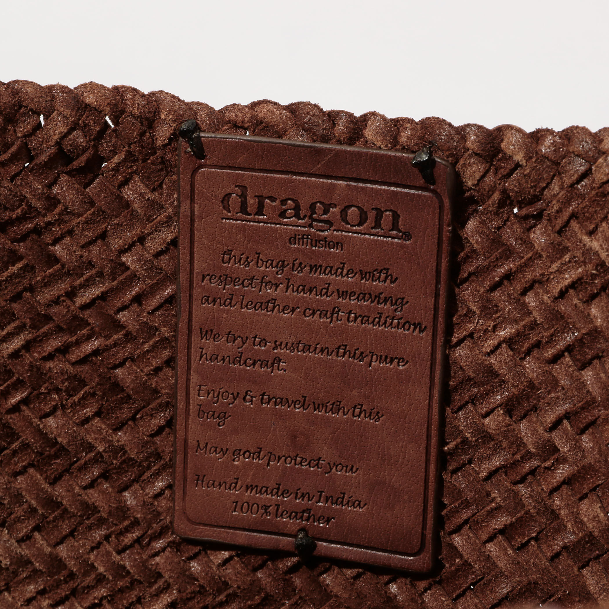 dragon DIFFUSION SOPHIE LARGE レザーメッシュ トートバッグ