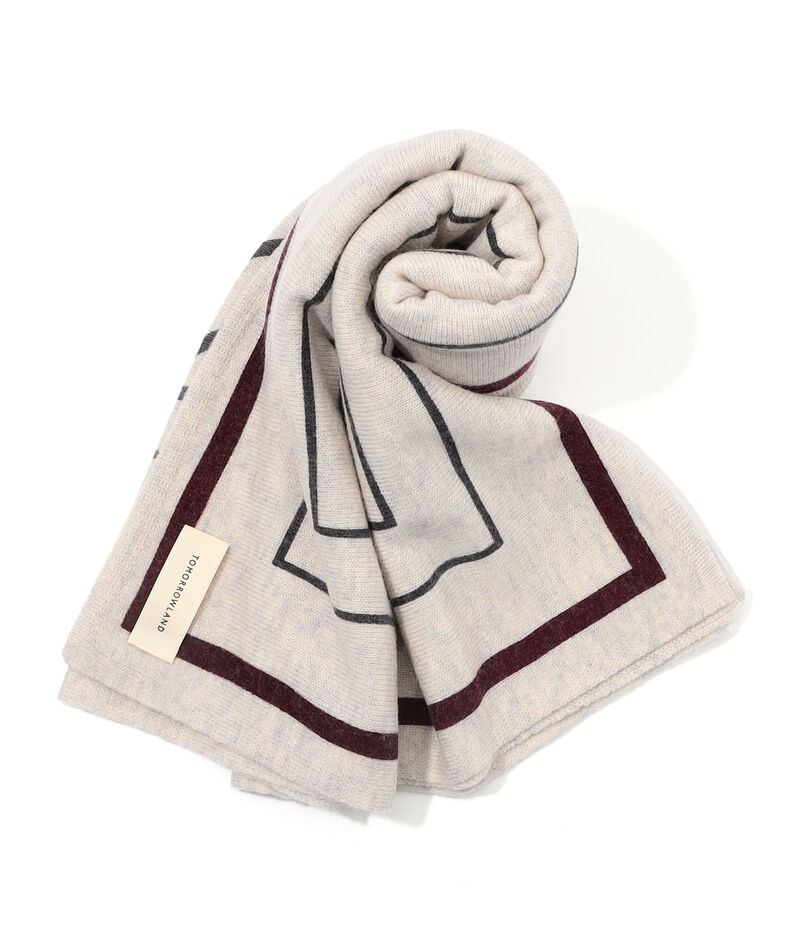 TOMORROWLAND SQUARE KNIT ストール