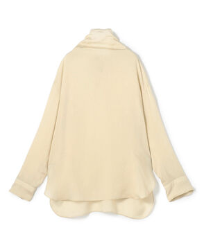 【WEB先行予約】レーヨンシルクブロード バックボウタイブラウス