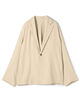 レーヨンリネンストレッチ ドロップショルダージャケット