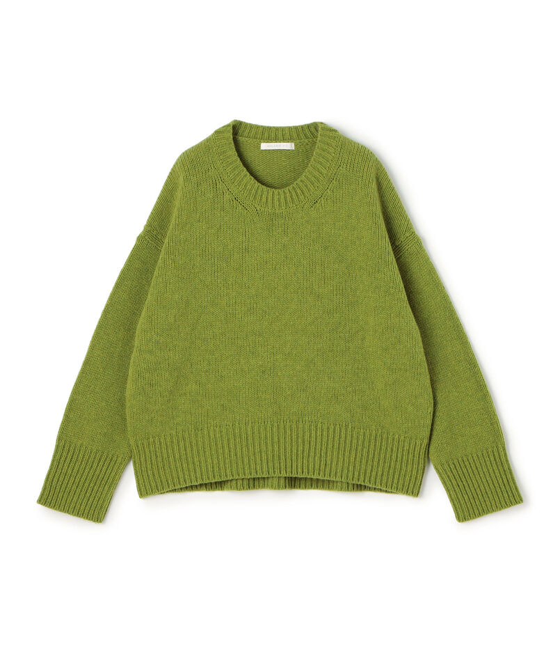 【WEB先行予約】ファインウール クルーネックプルオーバー