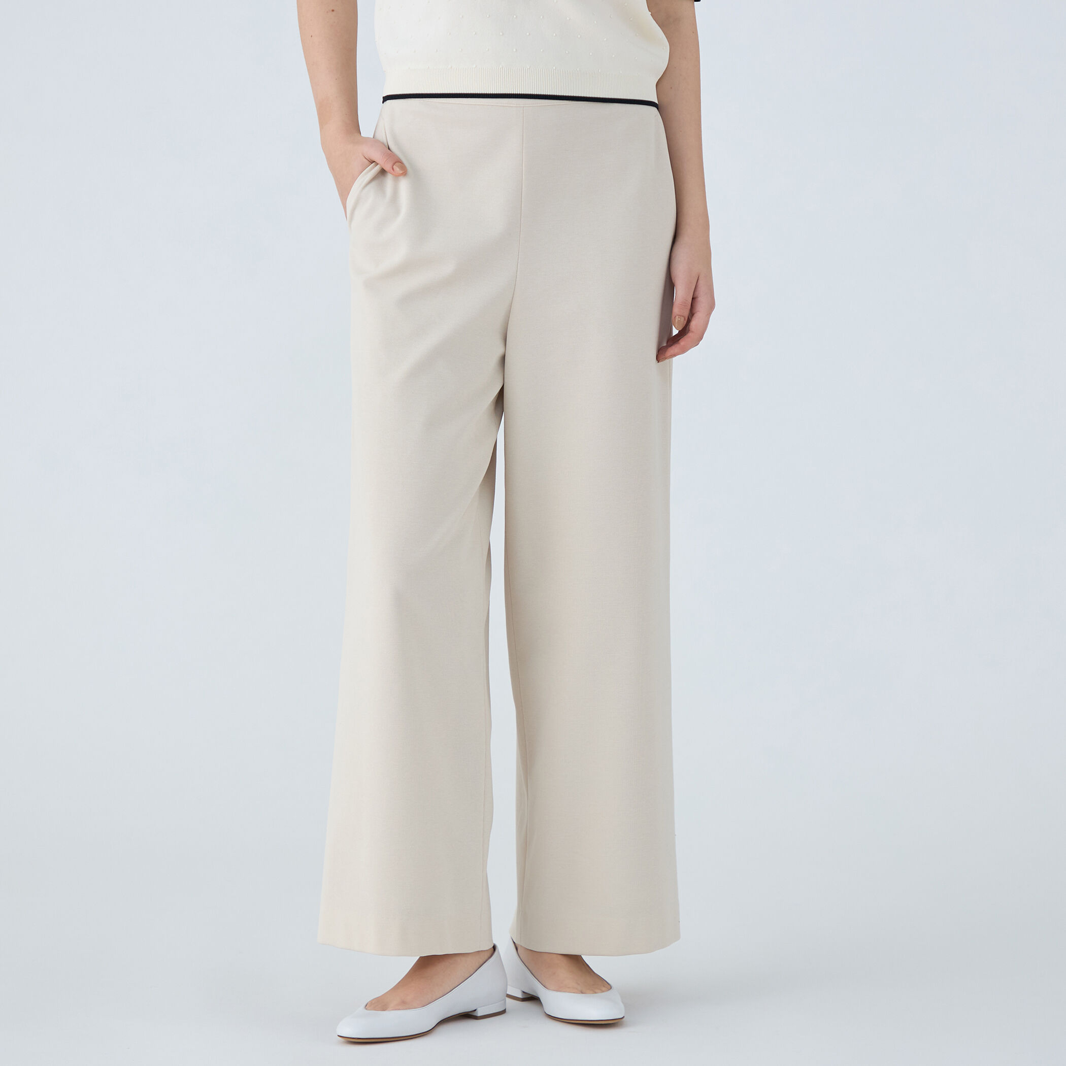 □ハイゲージカノコ ストレートパンツ｜トゥモローランド 公式通販