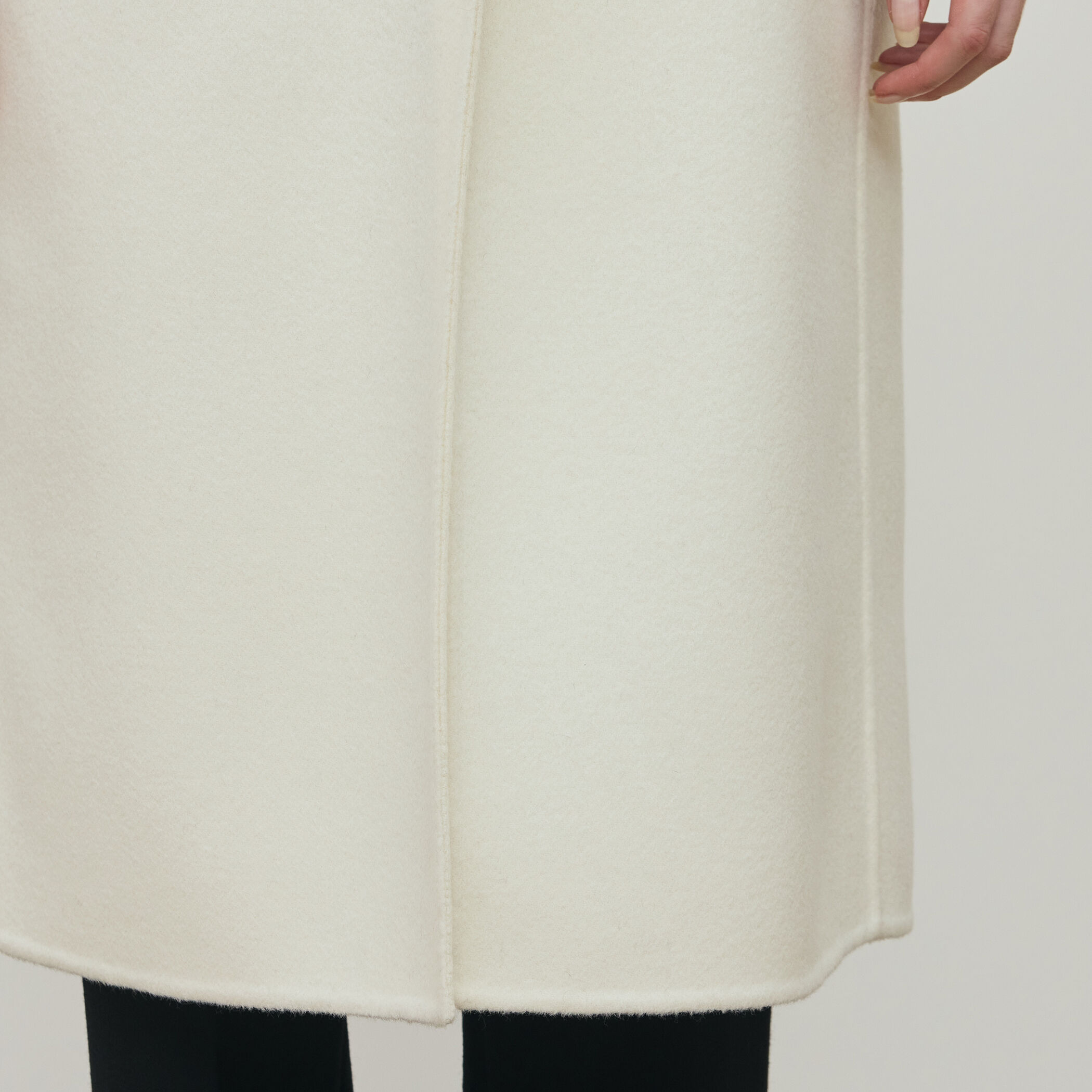 ダブルフェイスメルトンビーバー チェスターコート｜トゥモローランド