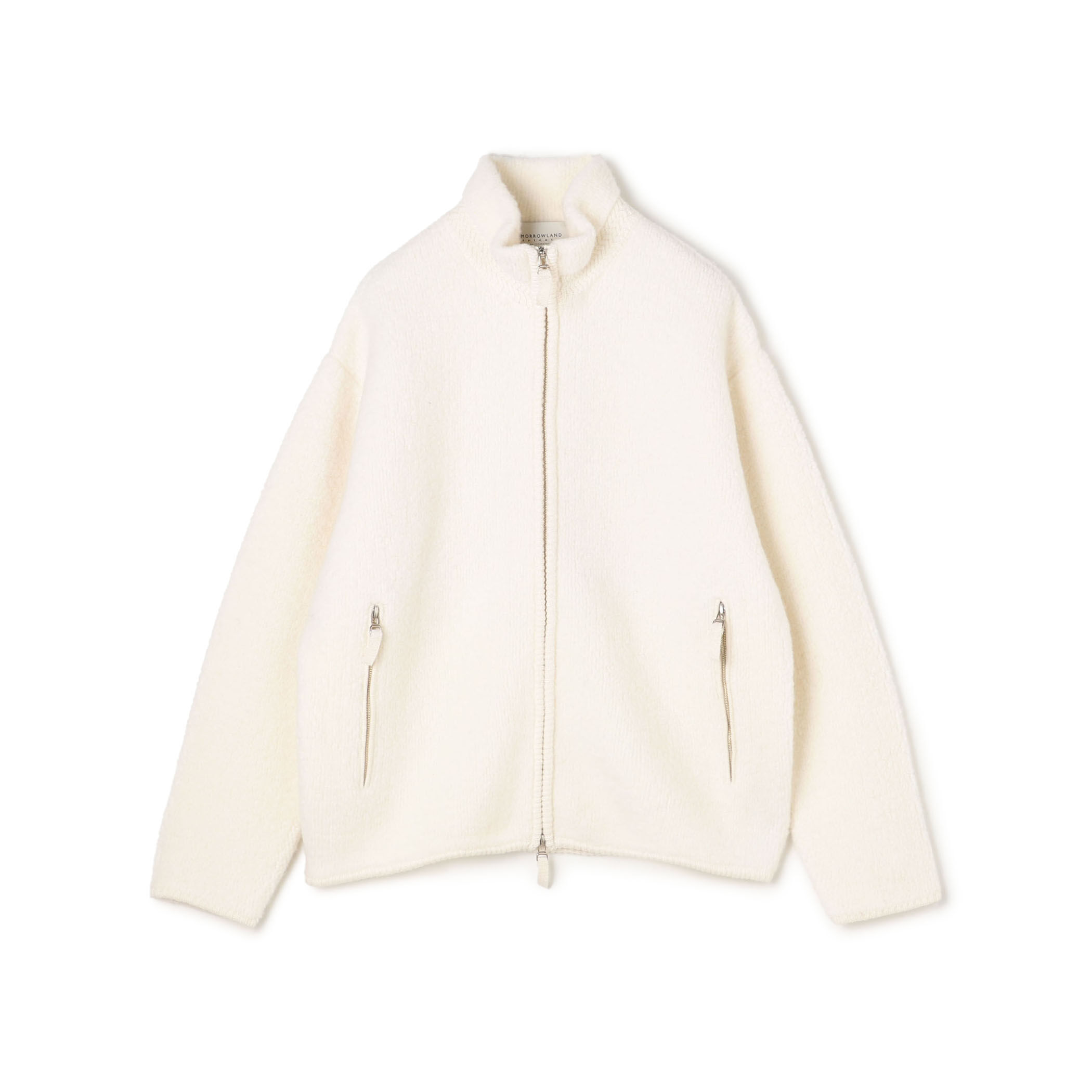 TOMORROWLAND Tricot ウールカシミヤ パイルニット ジップアップ