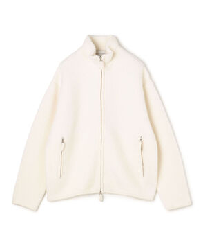 TOMORROWLAND Tricot ウールカシミヤ パイルニット ジップアップブルゾン