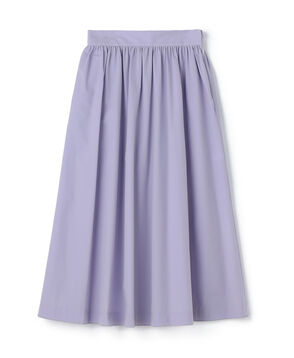 ストレッチタフタ ボリュームギャザースカート