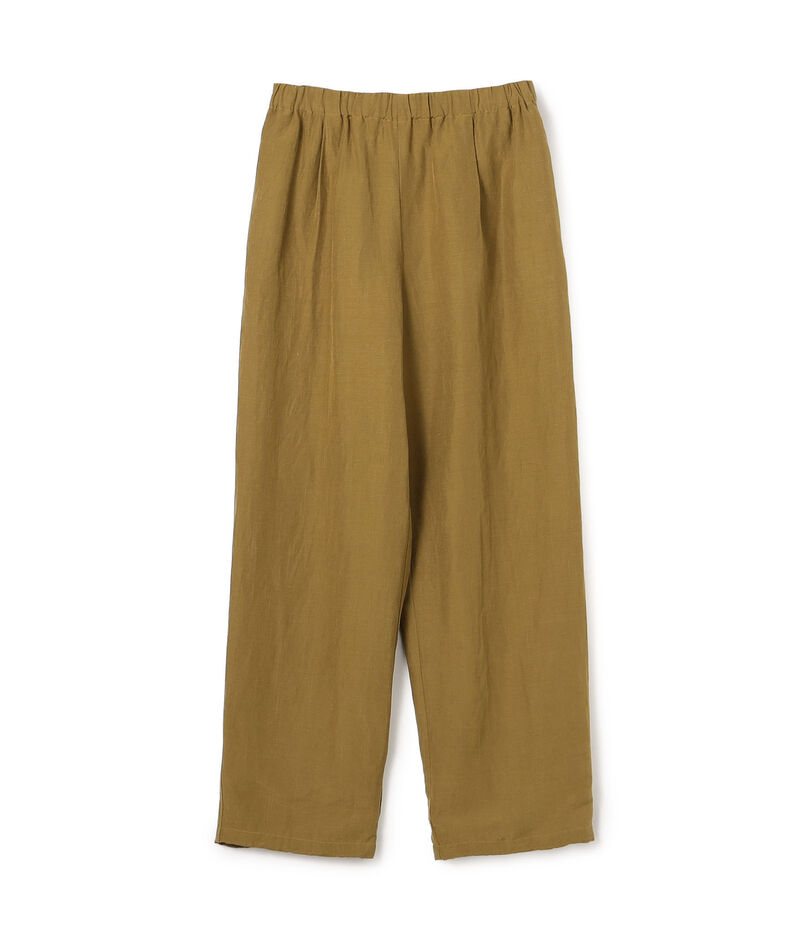 リネンキュプラシルクコンパクト イージーパンツ