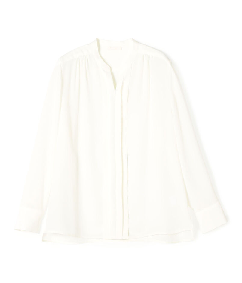 【WEB先行予約】プリマベーラデシン スキッパータックブラウス