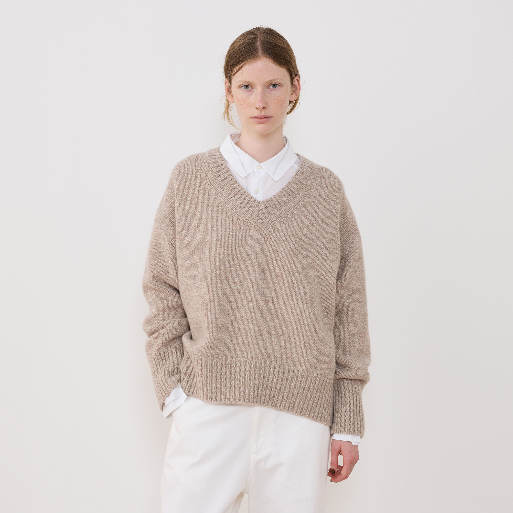 ファインウール Vネックプルオーバー｜トゥモローランド 公式通販