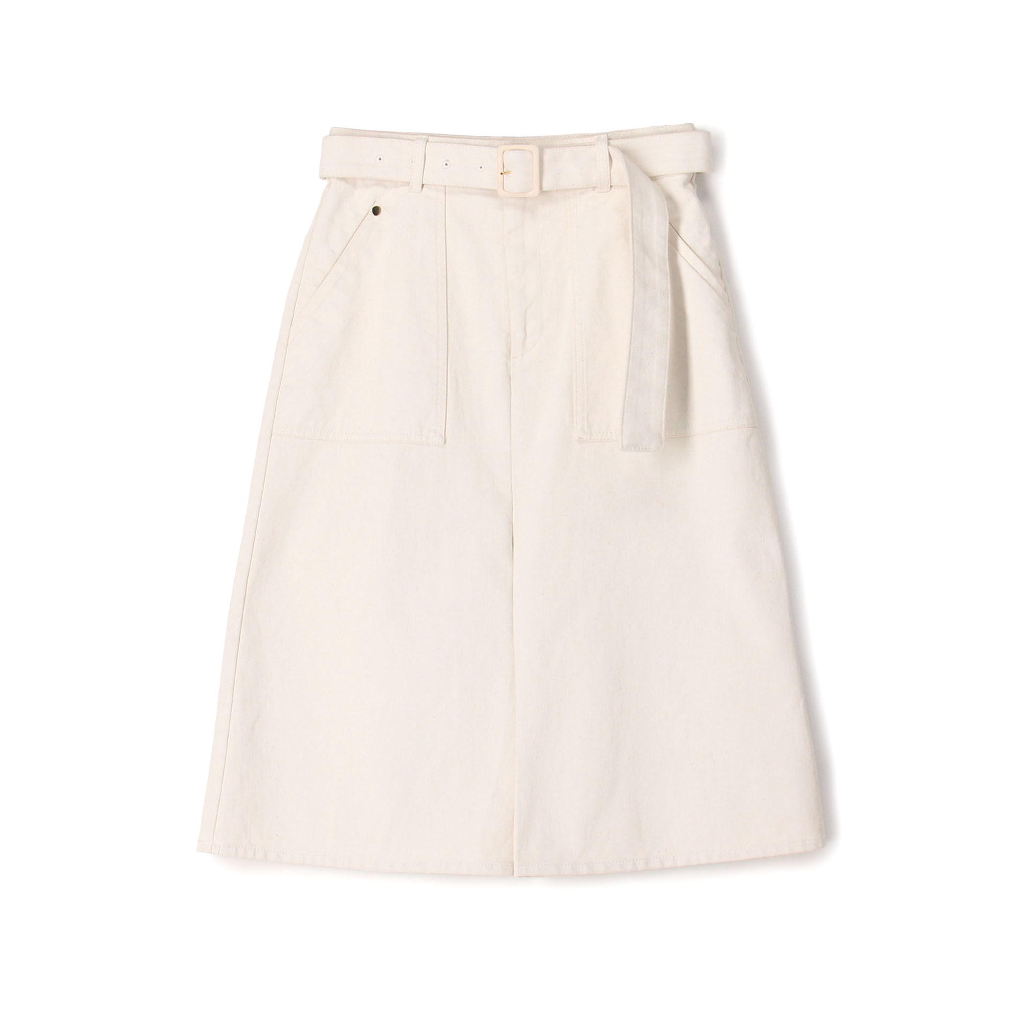 ピグメントドリルクロス ベルテッドスカート｜トゥモローランド 公式通販