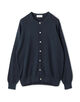 TOMORROWLAND tricot コットンカシミヤ クルーネックカーディガン