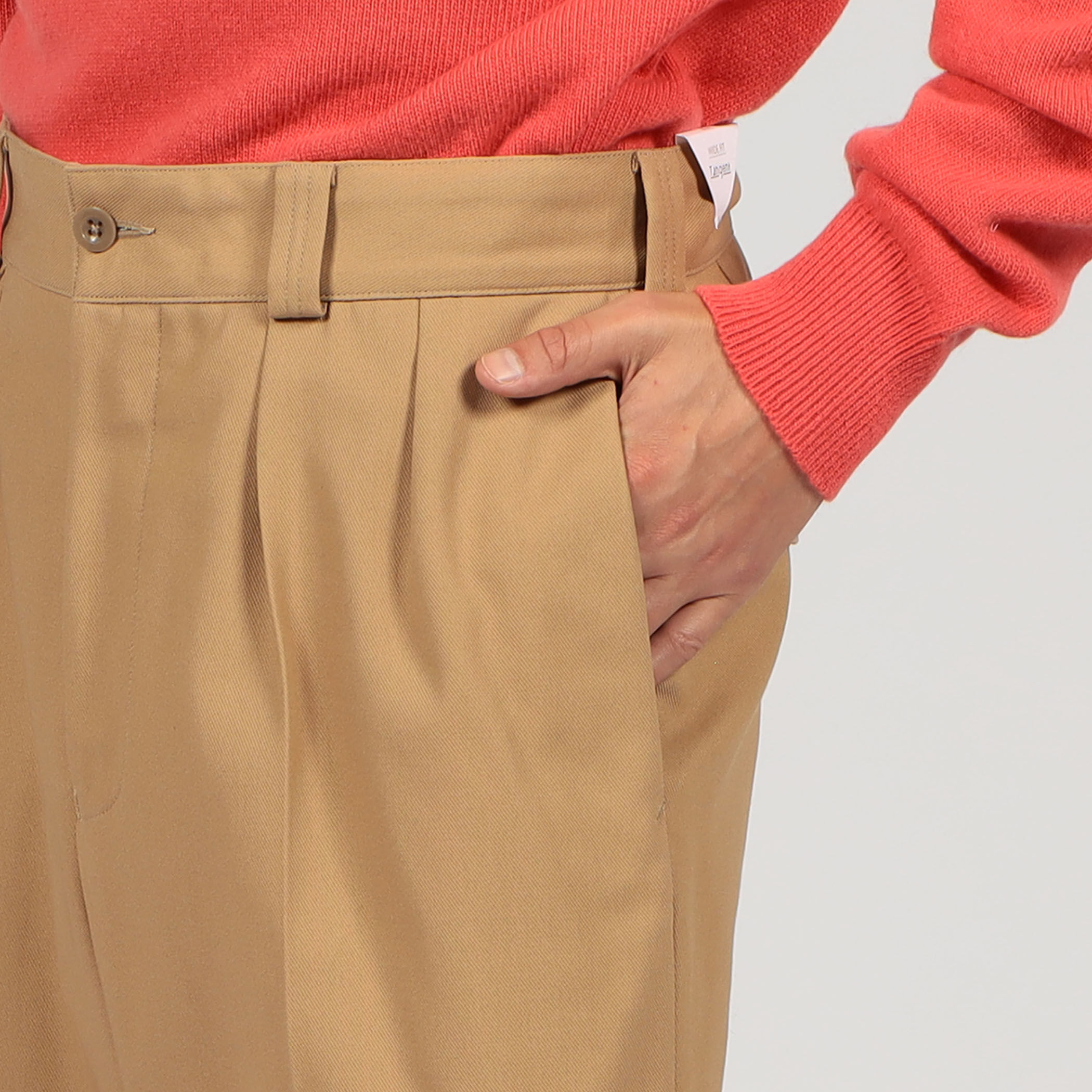 Tangent FRENCH ARMY CHINO コットンツイル ワイドトラウザーズ