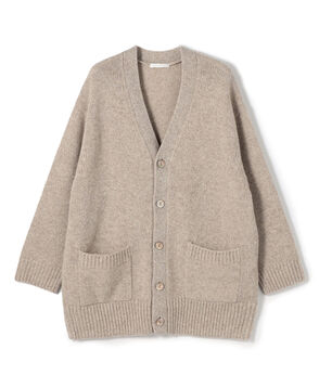 ファインウール Vネックカーディガン