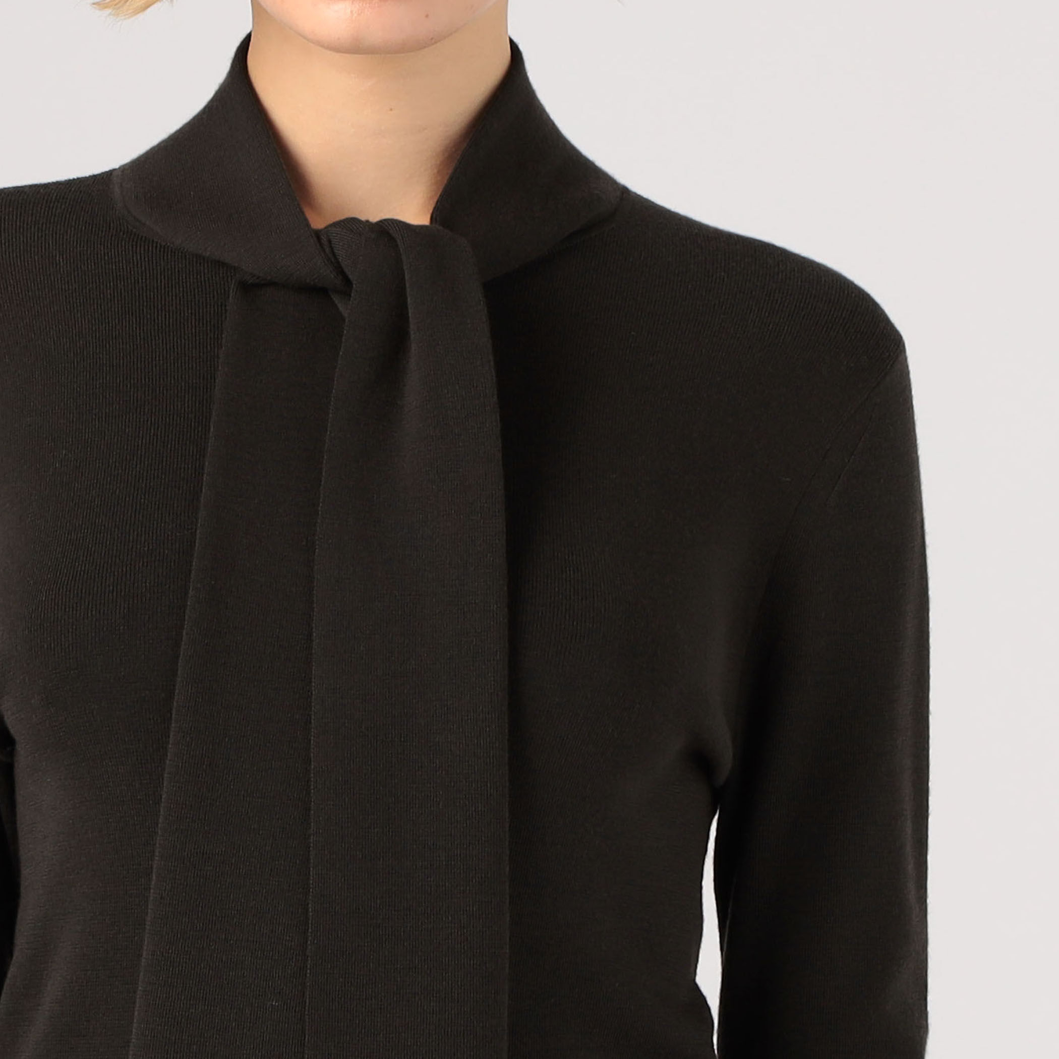 BALLSEY（ボールジィ）の「スーパーエクストラファインウール ボウタイプルオーバー（ニット/セーター）」 - WEAR