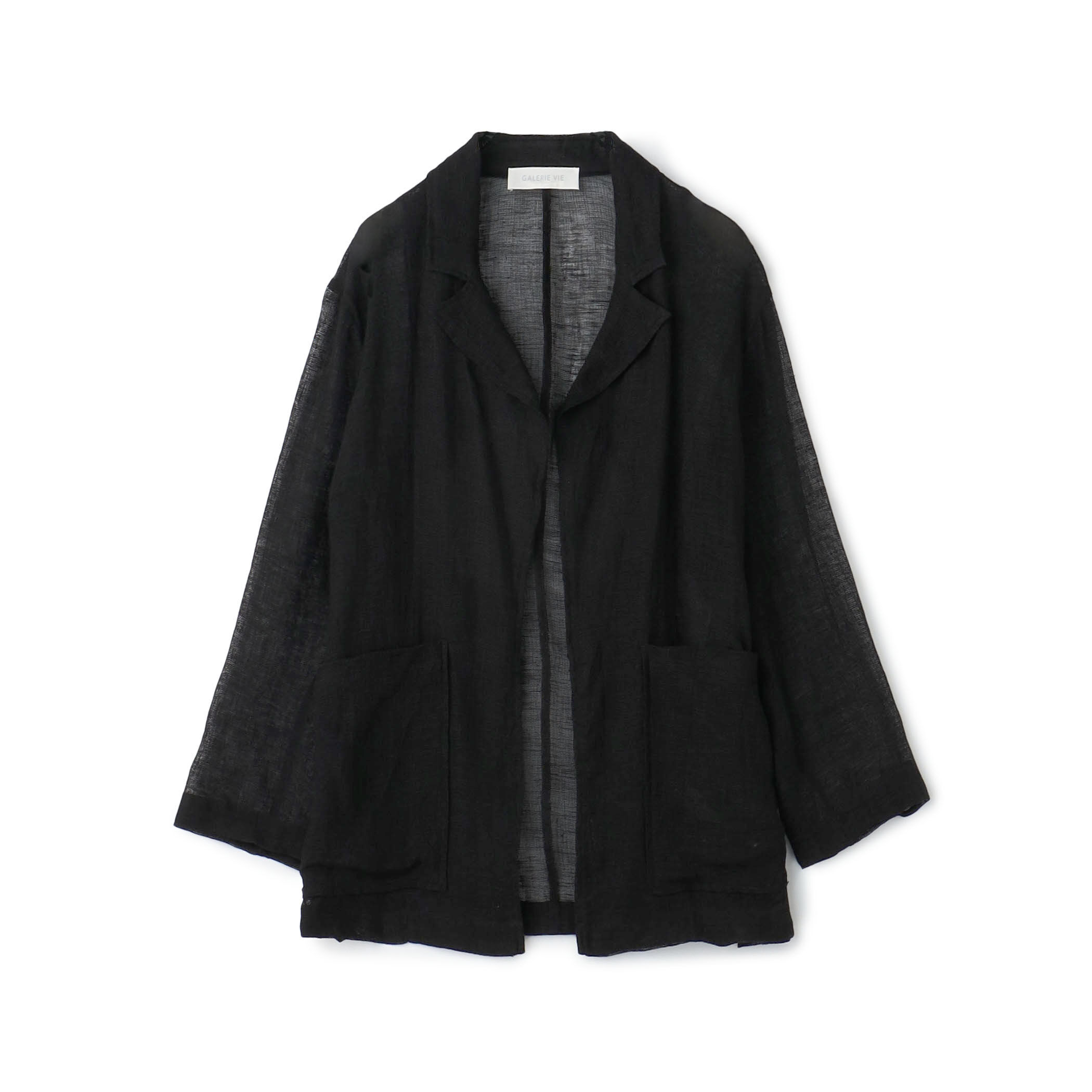 【新品】手洗可 GALERIE VIE フーデッドシャツジャケット ¥29700 GALERIE VIE（ギャルリー・ヴィー）｜レディース｜トゥモローランド
