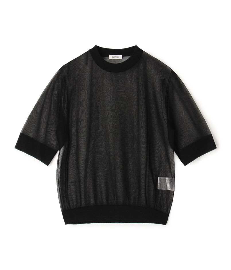 シアーニット クルーネックプルオーバー