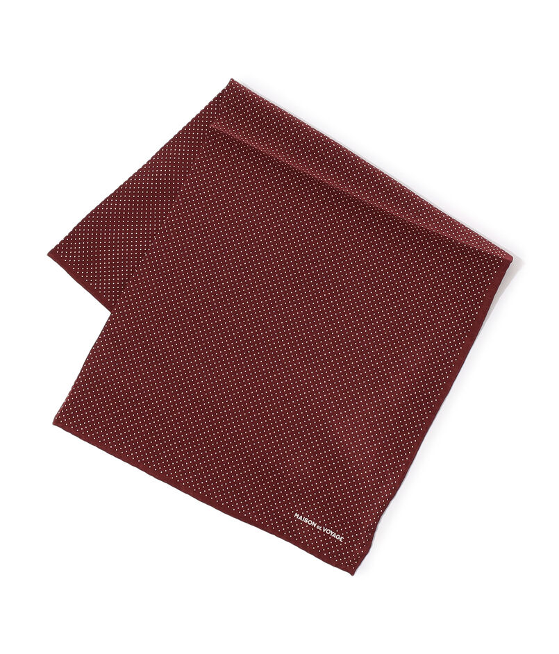 MAISON et VOYAGE シルク 1mmドット スカーフ