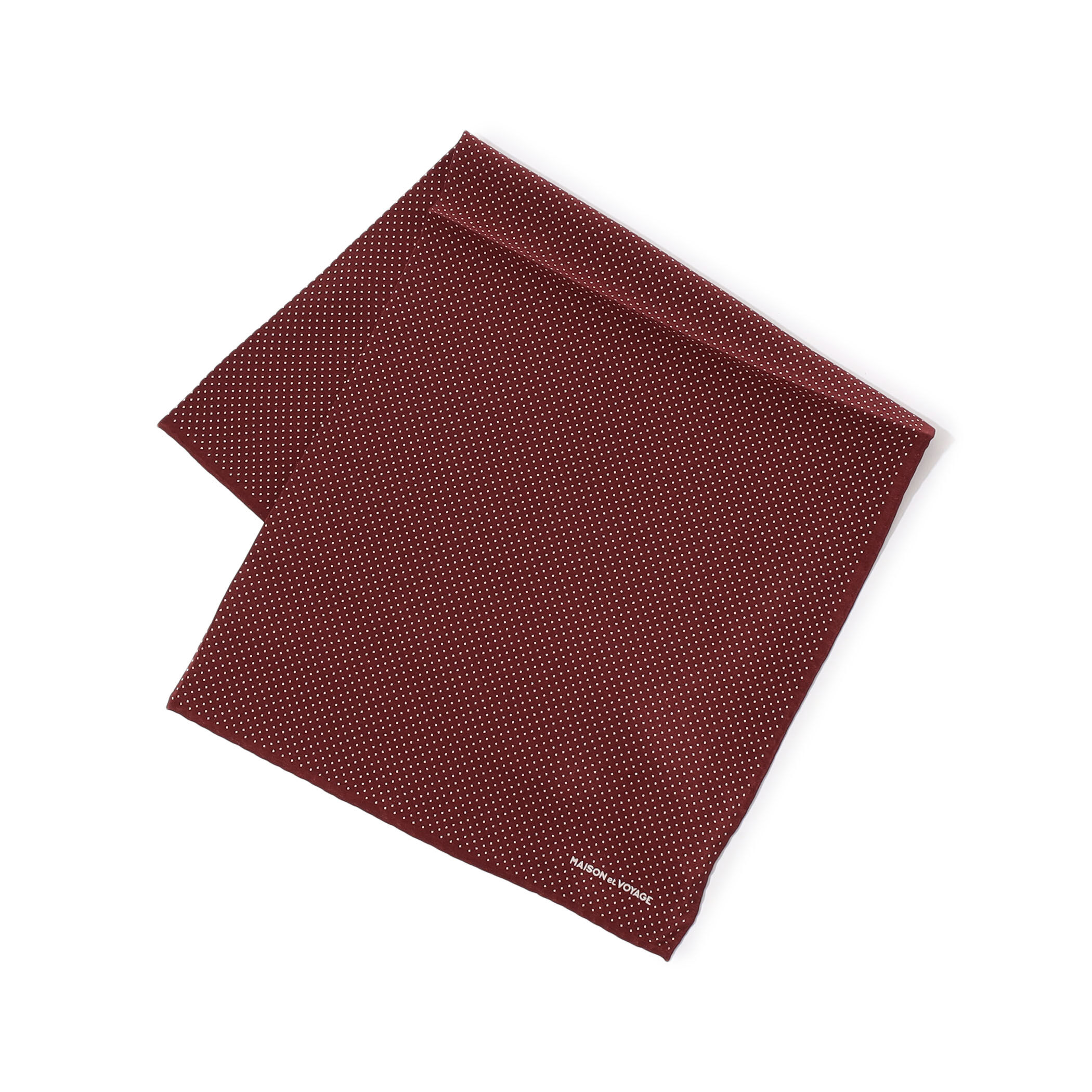 MAISON et VOYAGE シルク 1mmドット スカーフ｜トゥモローランド