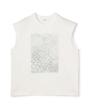 フォトプリント ノースリーブTシャツ