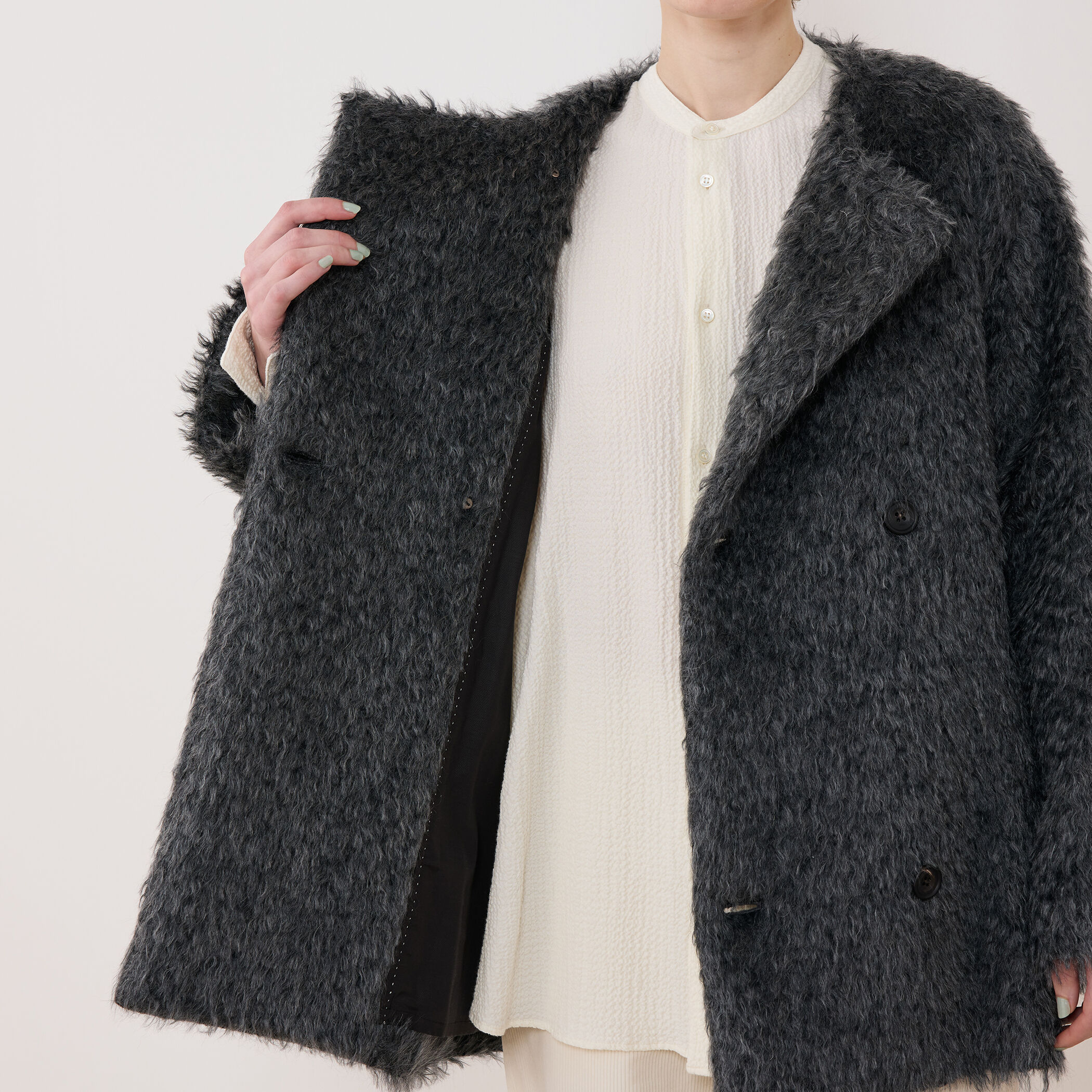 ルスクアンゴラ カラーレスコート｜トゥモローランド 公式通販