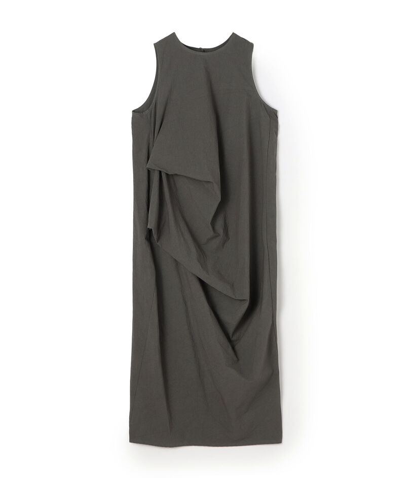 LAUREN MANOOGIAN RIPSTOP アシンメトリータックワンピース