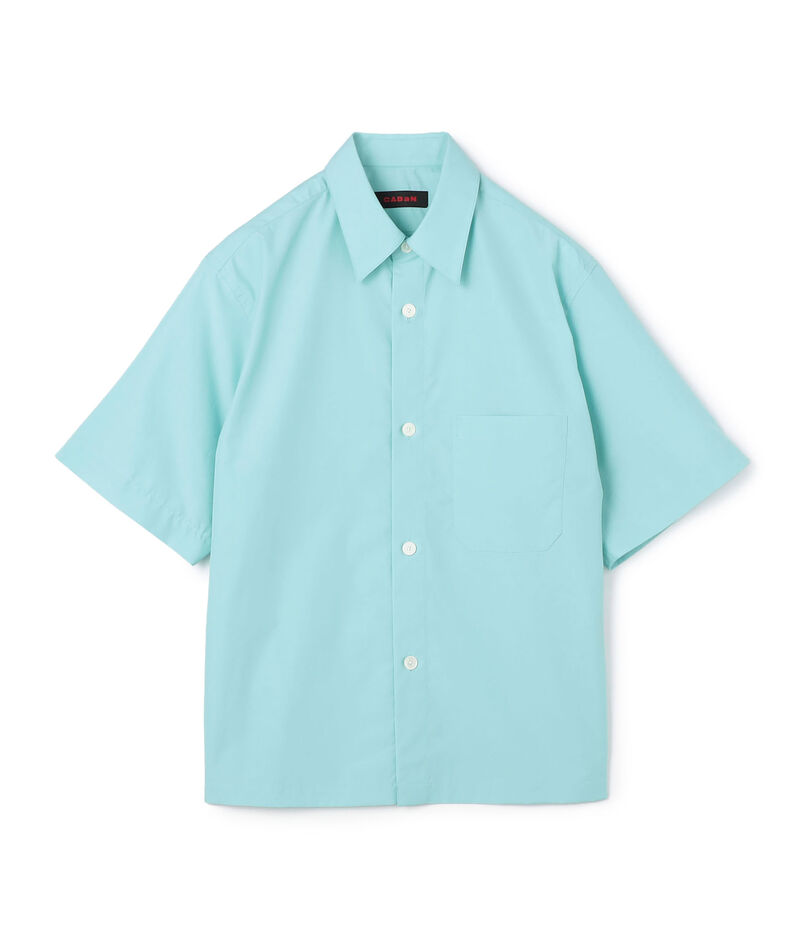 CABaN コットン シャンブレー ハーフスリーブシャツ