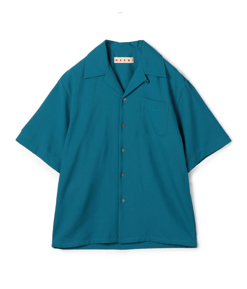 MARNI ウール オープンカラーシャツ