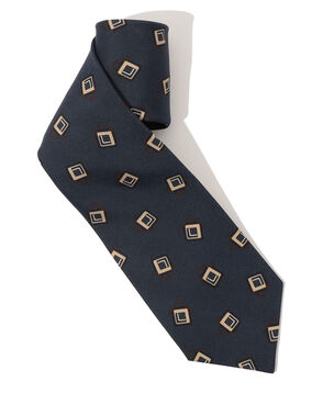 ERRICO FORMICOLA シルクプリント 小紋柄ネクタイ