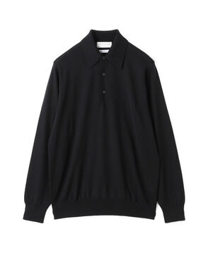 ■TOMORROWLAND tricot スーパーファインメリノウール ニットポロシャツ