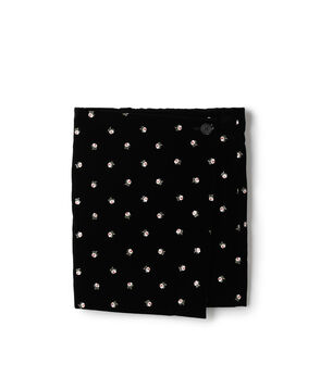 ベロア PETIT ROSEプリントミニスカート